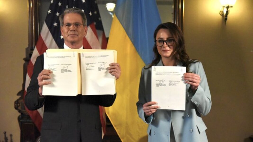 Україна підписала угоду про корисні копалини (фото: Facebook Юлія Свириденко)