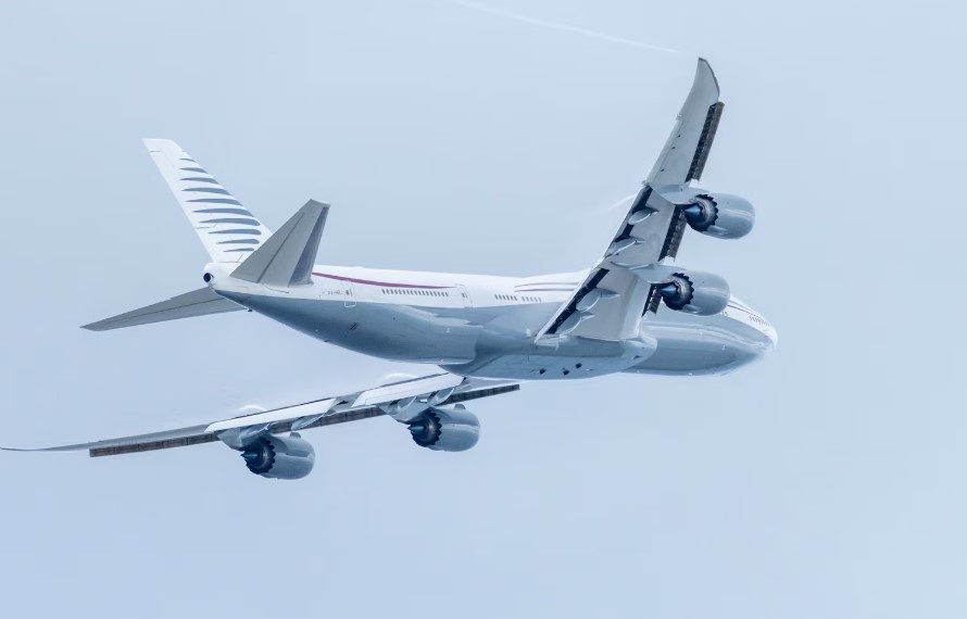 Літак Boeing 747-8 / Фото: The Associated Press - Ben Curtis