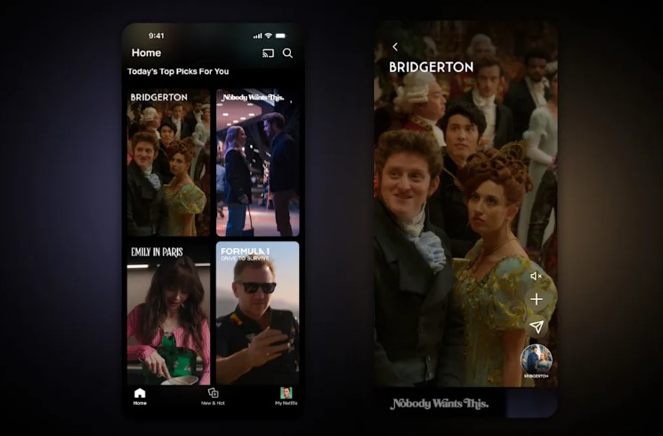 Netflix запустить стрічку у стилі TikTok