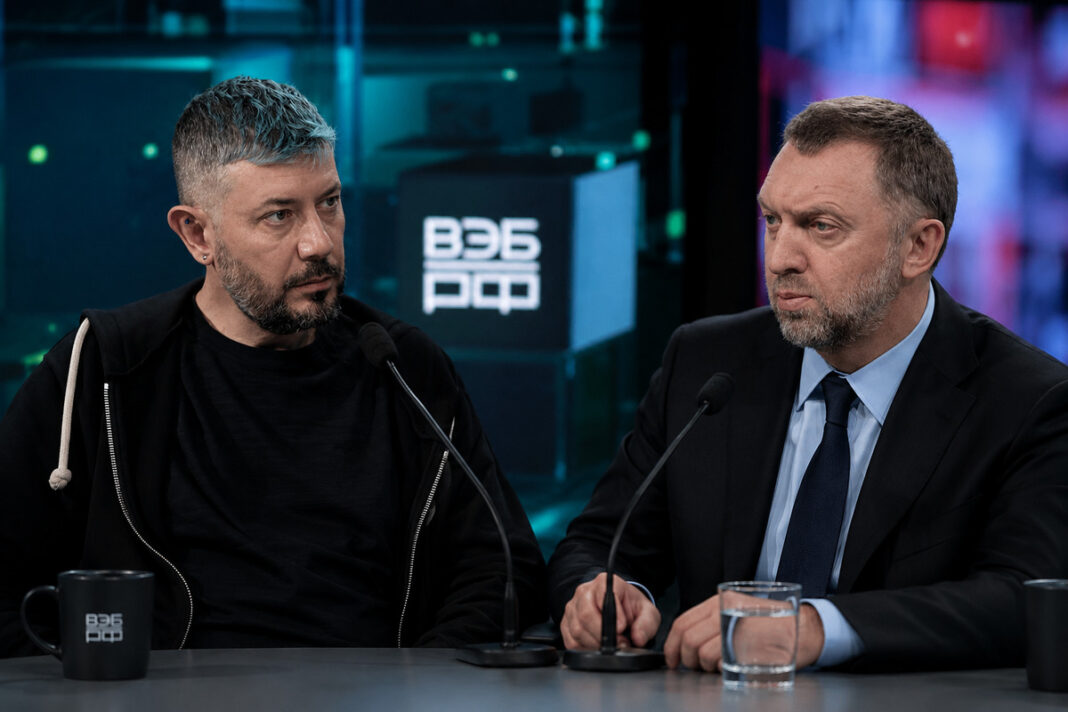 Артемій Лебедєв та Олег Дерипаска / ШІ-колаж: Finteco