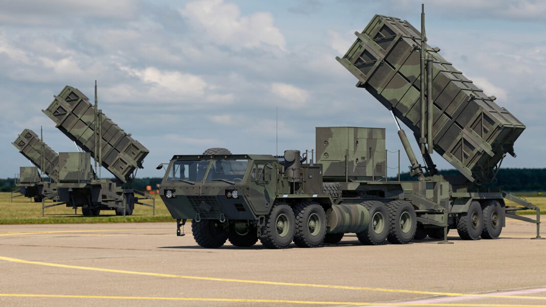 Пускова установка зі складу зенітно-ракетного комплексу Patriot PAC-3MSE